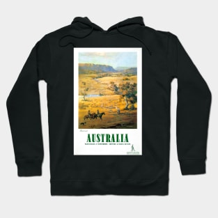 Vintage Travel Poster Australia Pastoral Hoodie